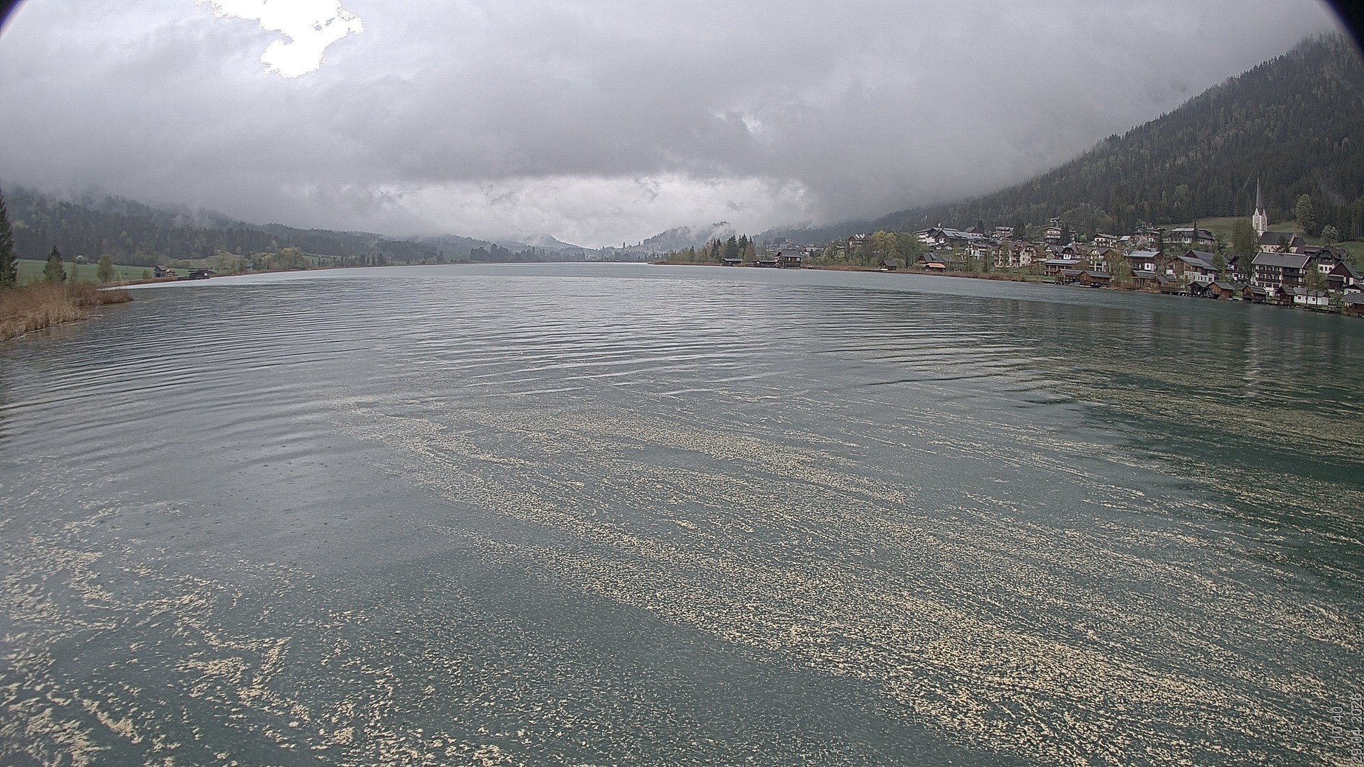 Archiv Foto Webcam Blick über den Weissensee in Kärnten