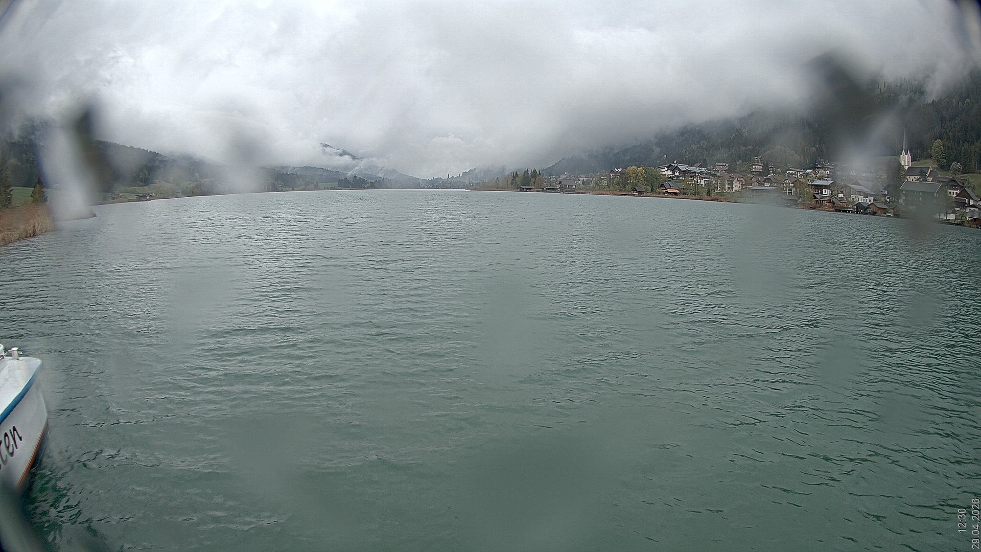 Archiv Foto Webcam Blick über den Weissensee in Kärnten
