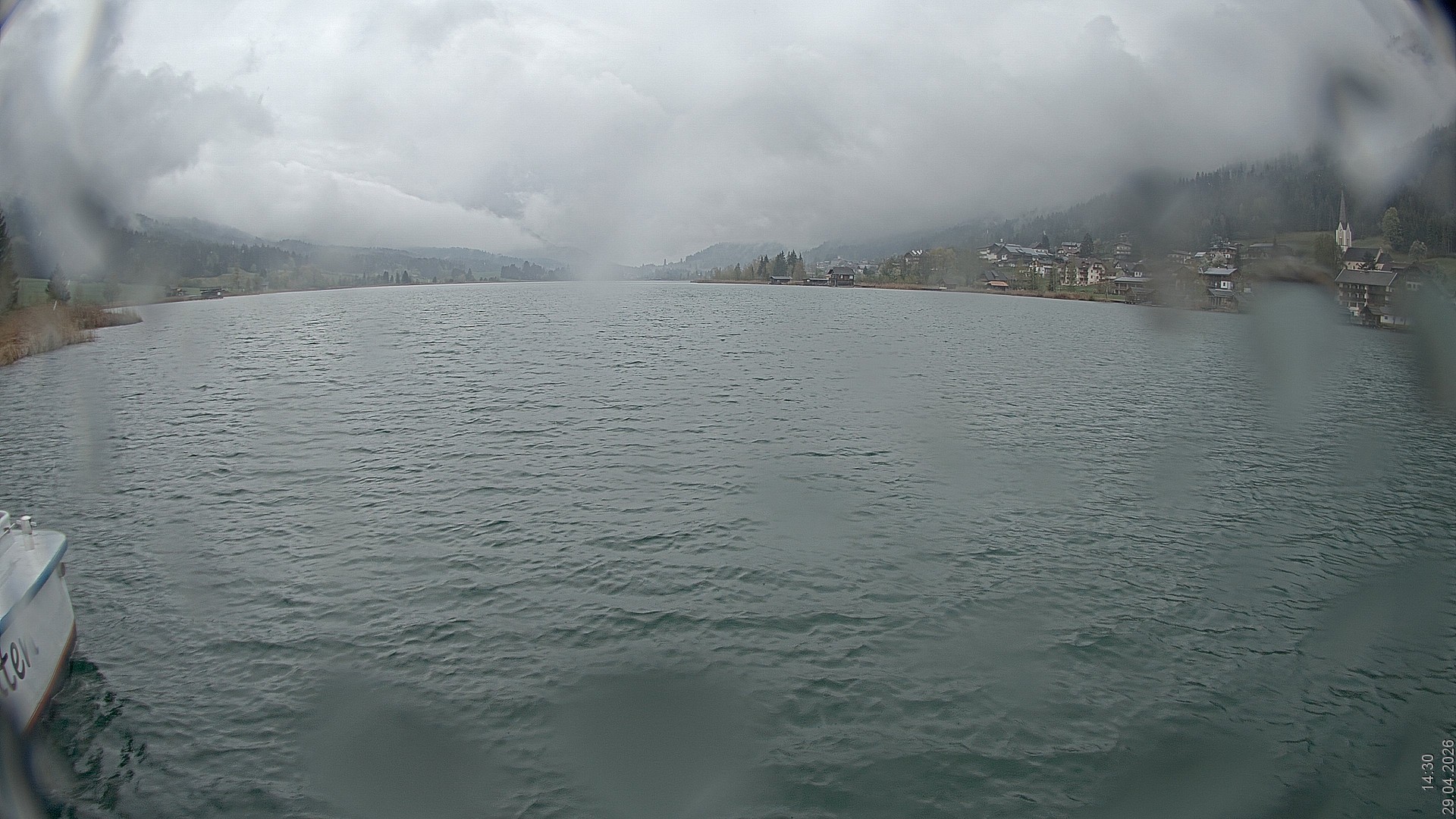 Archiv Foto Webcam Blick über den Weissensee in Kärnten