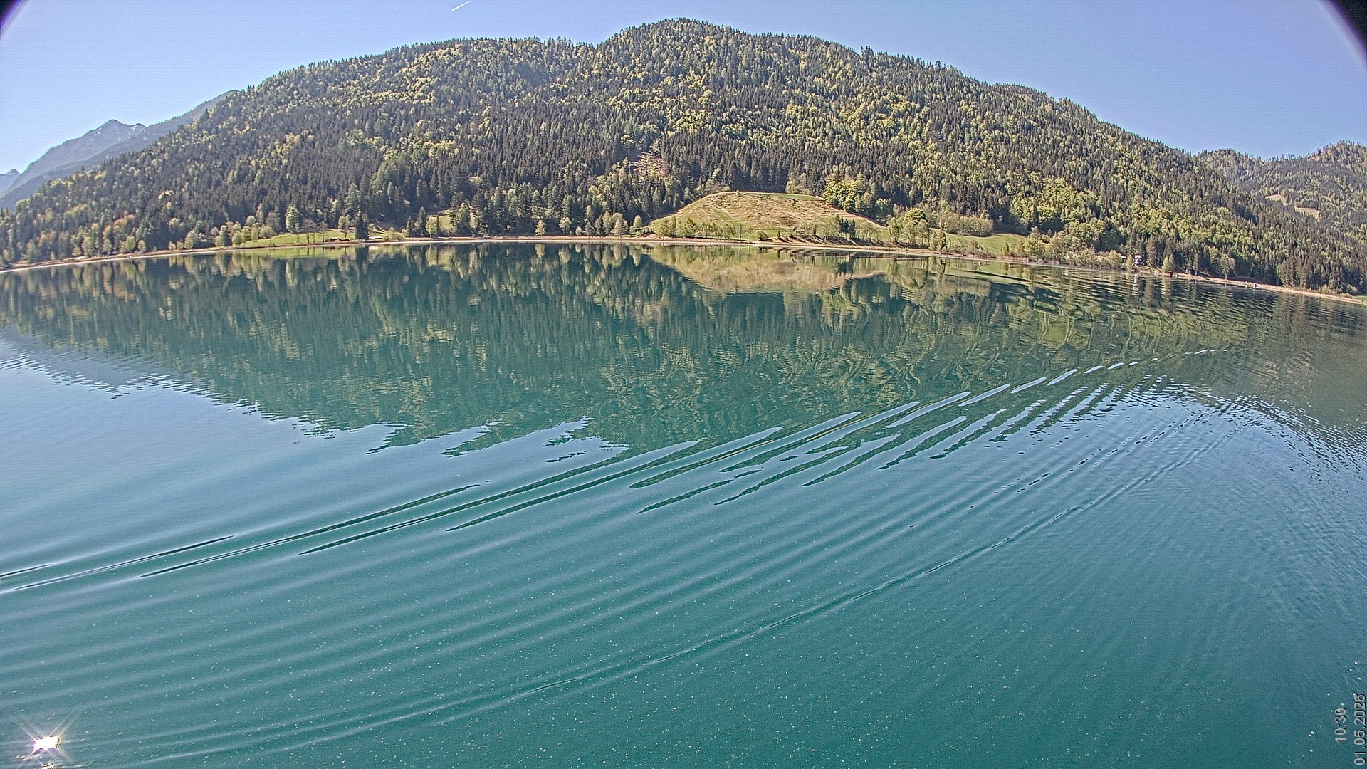 Archiv Foto Webcam Blick über den Weissensee in Kärnten