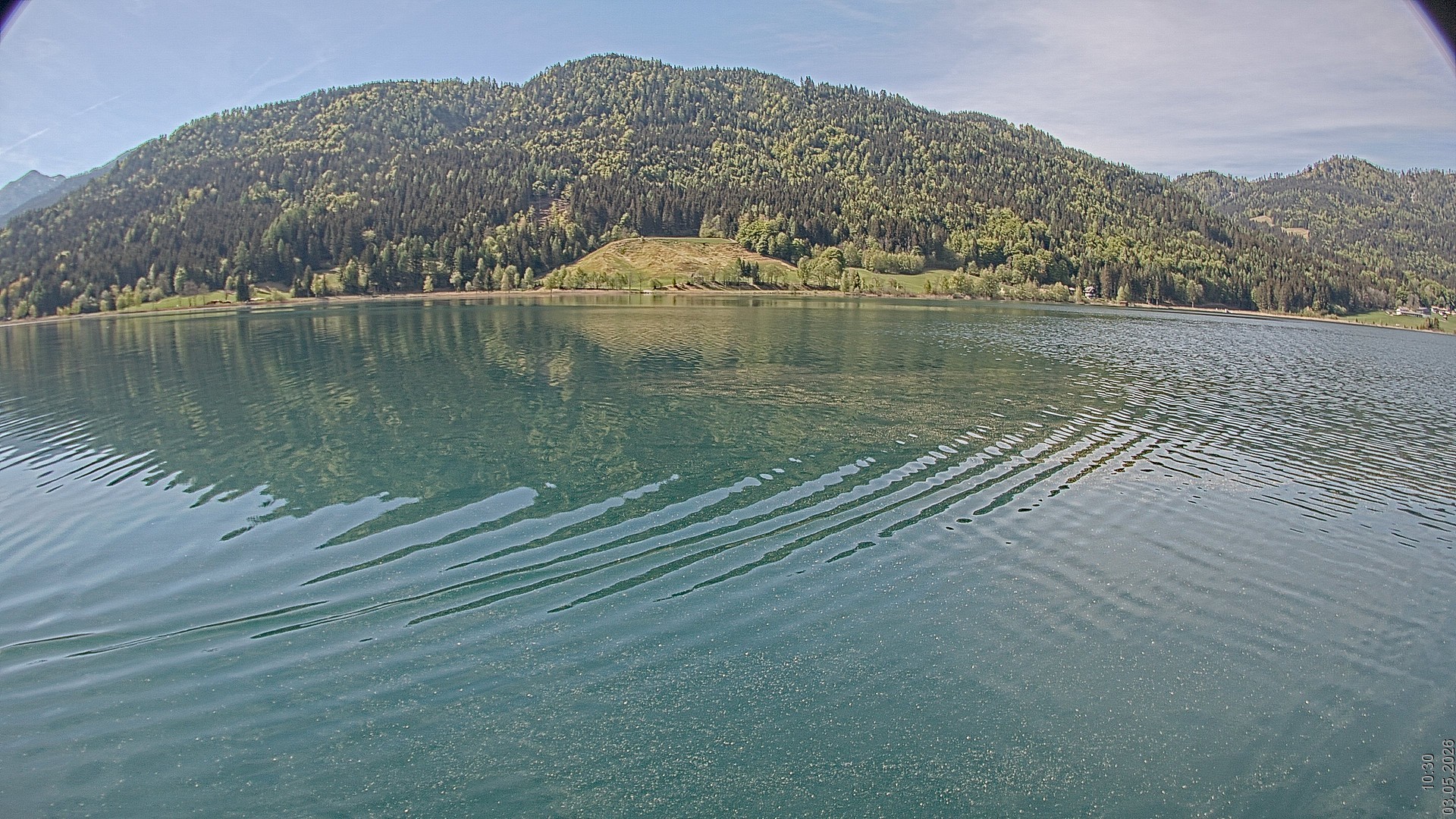 Archiv Foto Webcam Blick über den Weissensee in Kärnten