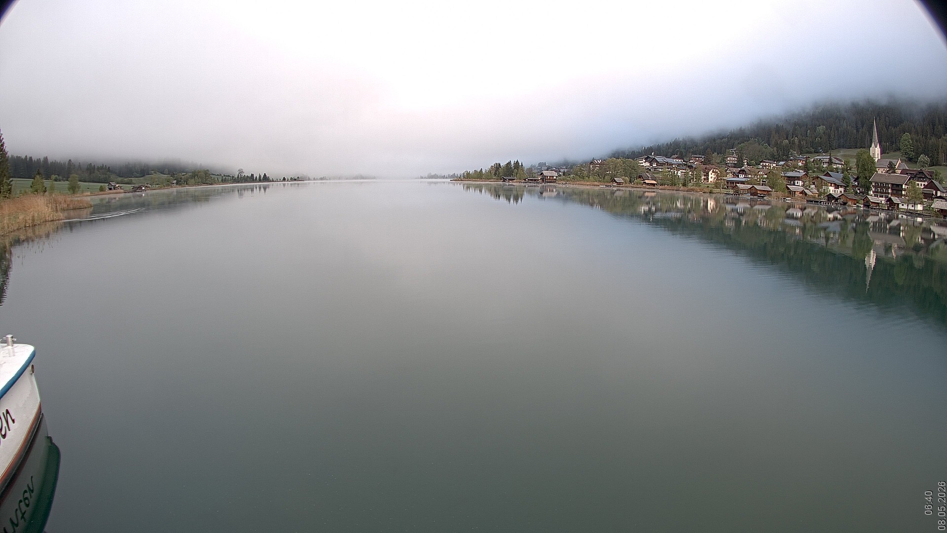 Archiv Foto Webcam Blick über den Weissensee in Kärnten