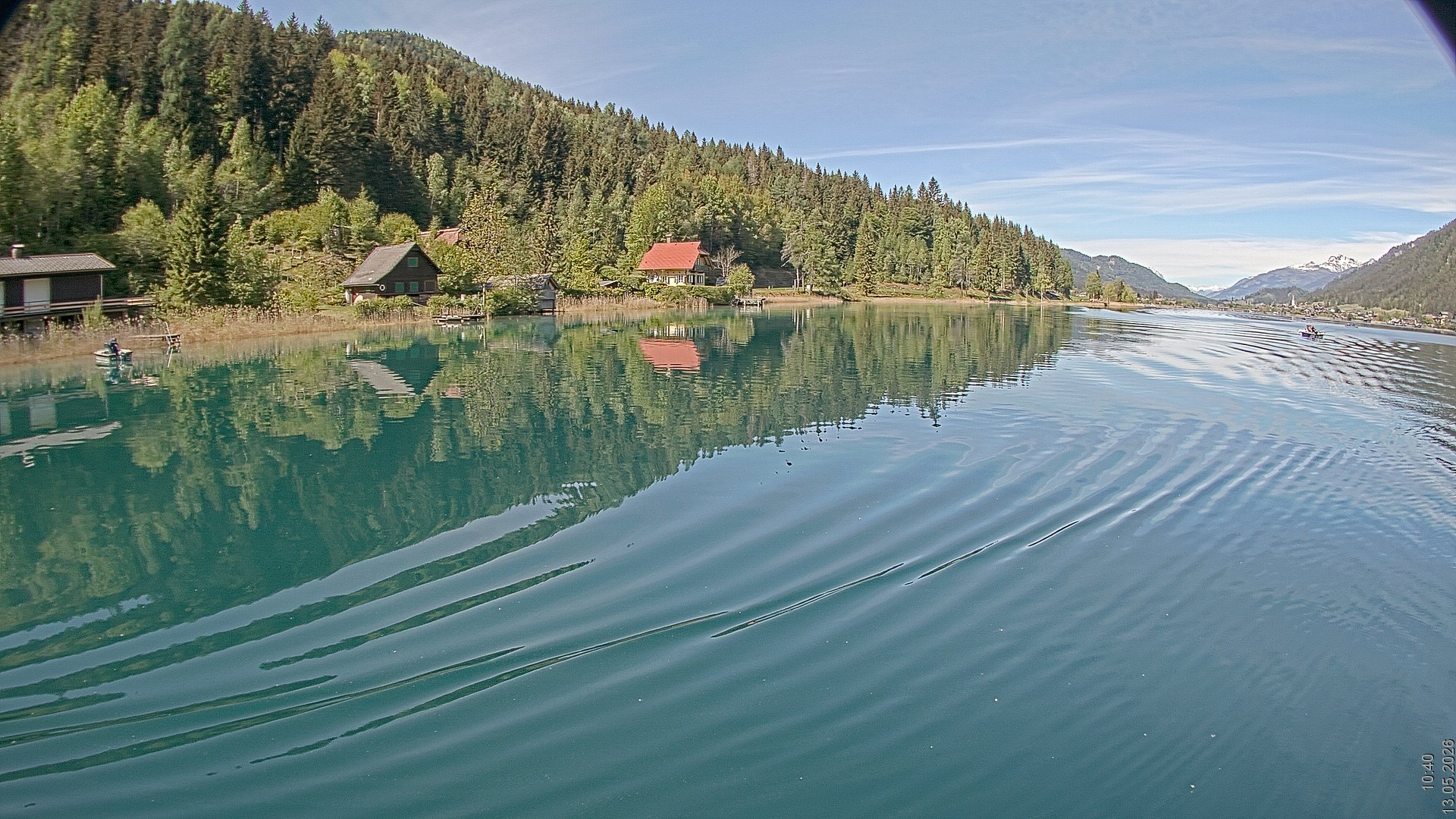 Archiv Foto Webcam Blick über den Weissensee in Kärnten