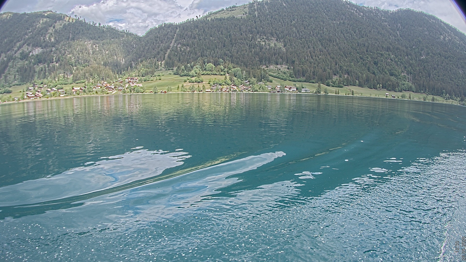 Archiv Foto Webcam Blick über den Weissensee in Kärnten
