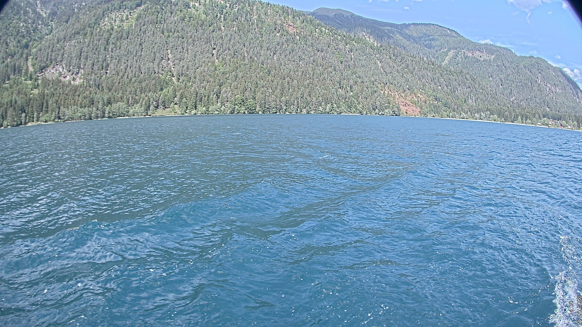 Archiv Foto Webcam Blick über den Weissensee in Kärnten
