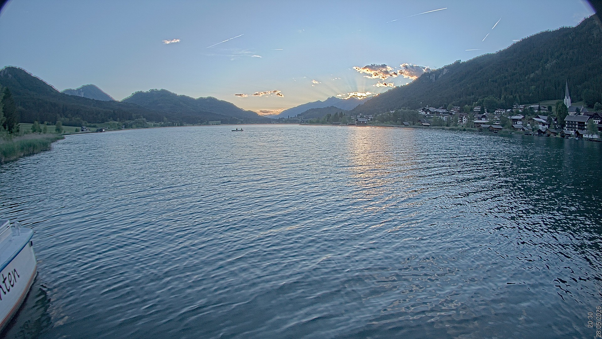 Archiv Foto Webcam Blick über den Weissensee in Kärnten
