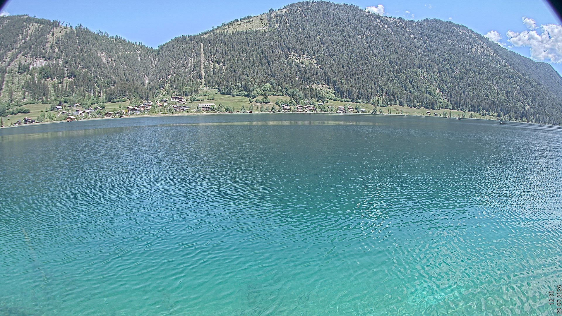 Archiv Foto Webcam Blick über den Weissensee in Kärnten