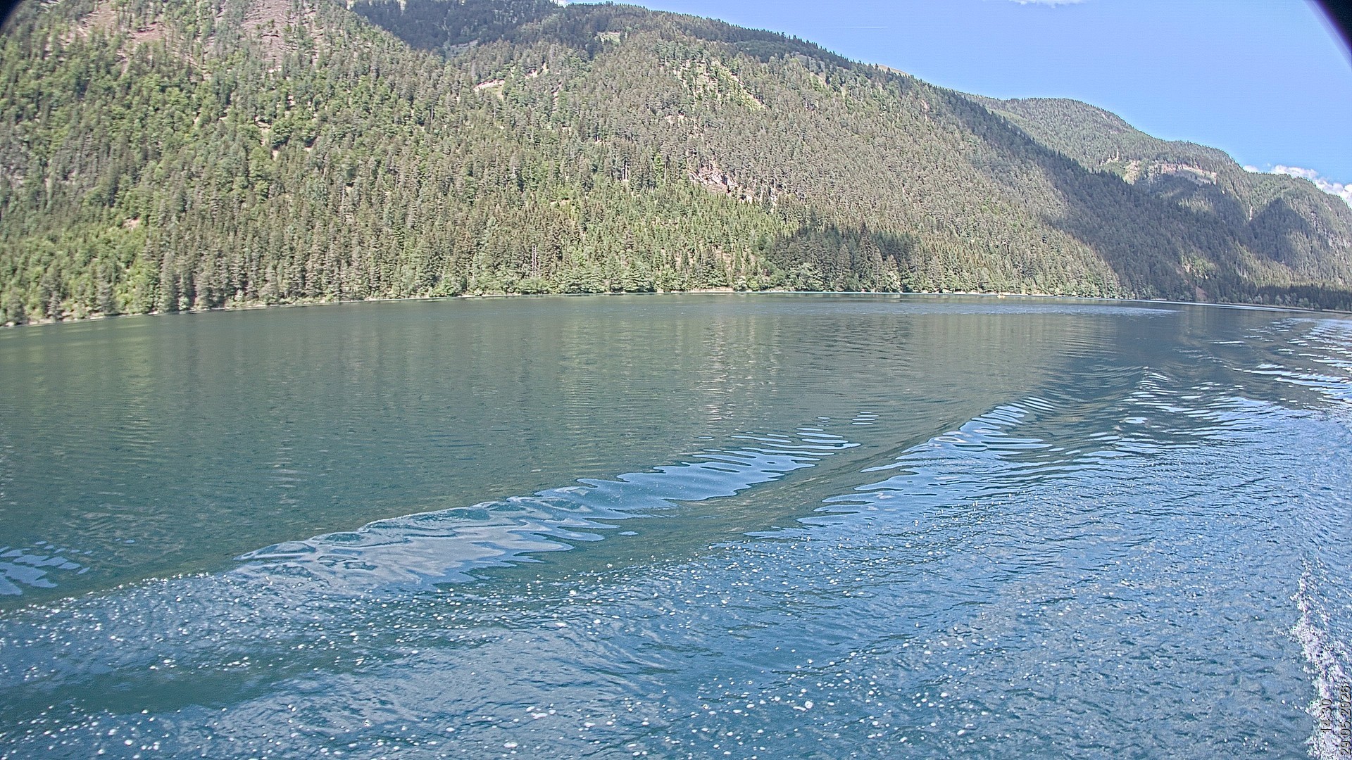 Archiv Foto Webcam Blick über den Weissensee in Kärnten