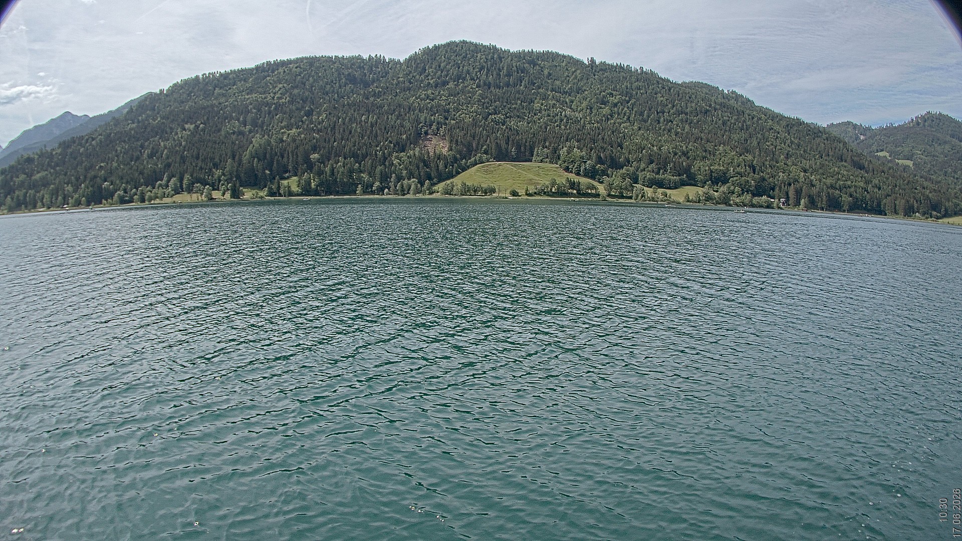 Archiv Foto Webcam Blick über den Weissensee in Kärnten