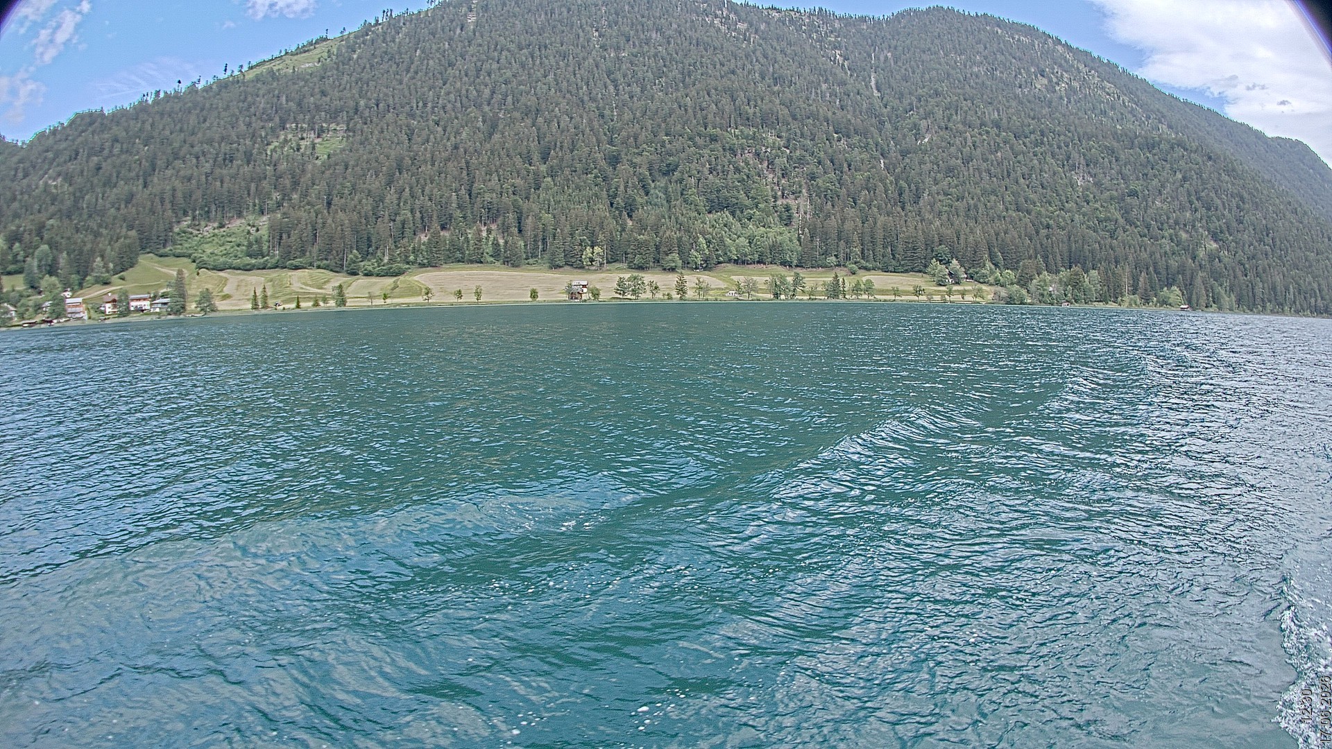 Archiv Foto Webcam Blick über den Weissensee in Kärnten