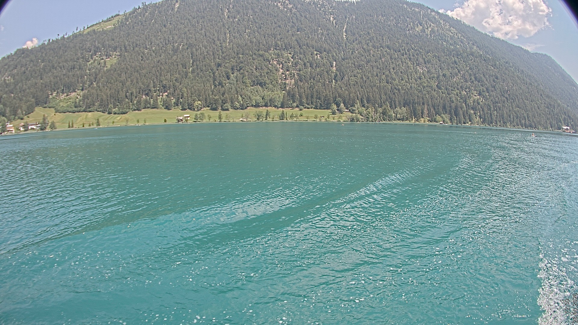 Archiv Foto Webcam Blick über den Weissensee in Kärnten