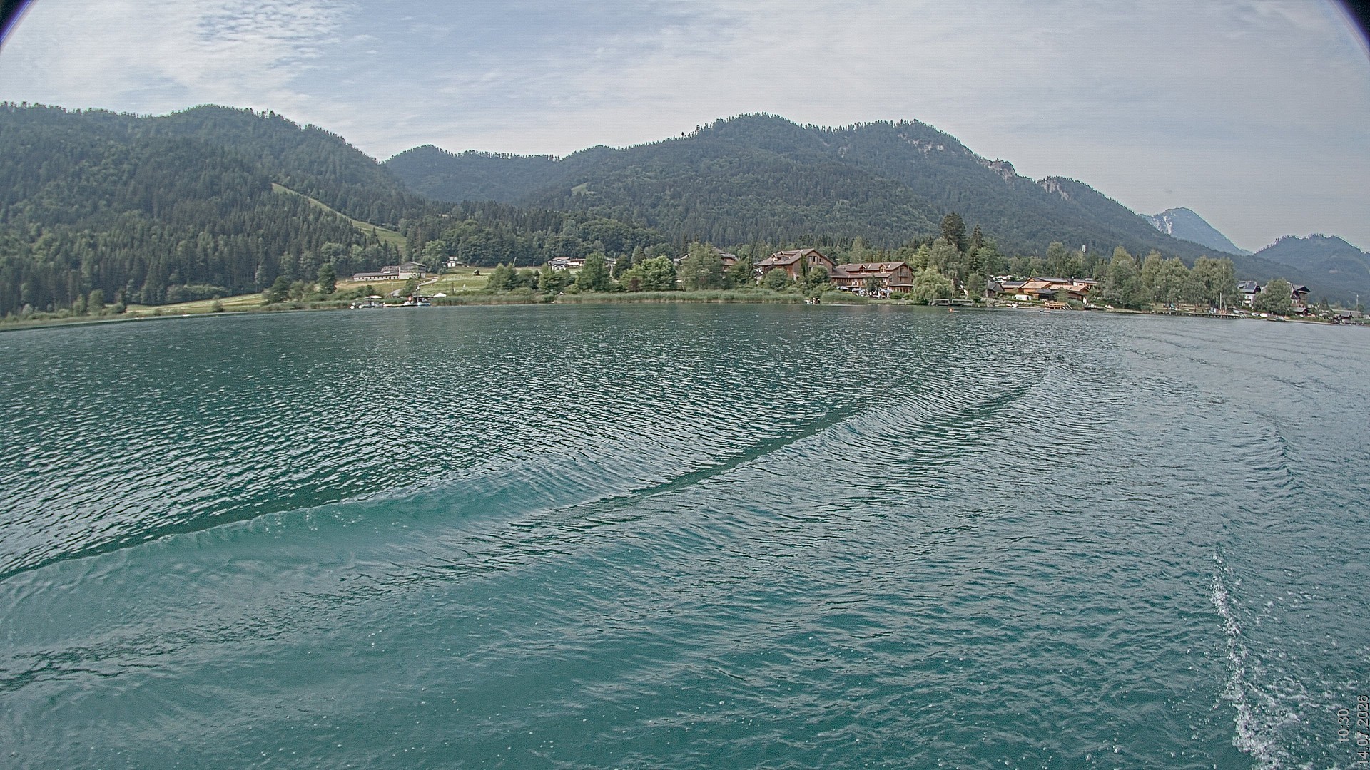Archiv Foto Webcam Blick über den Weissensee in Kärnten
