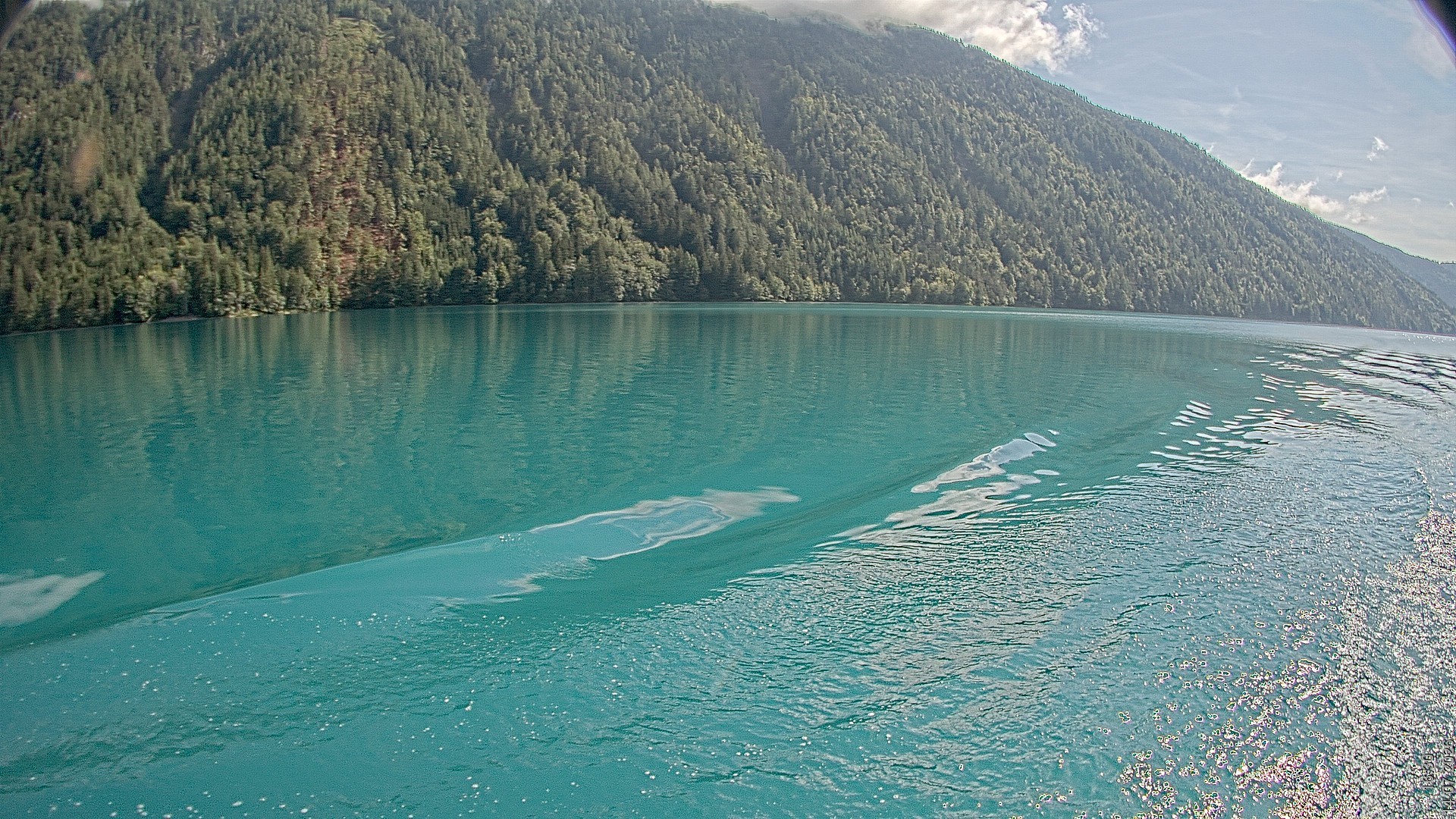 Archiv Foto Webcam Blick über den Weissensee in Kärnten