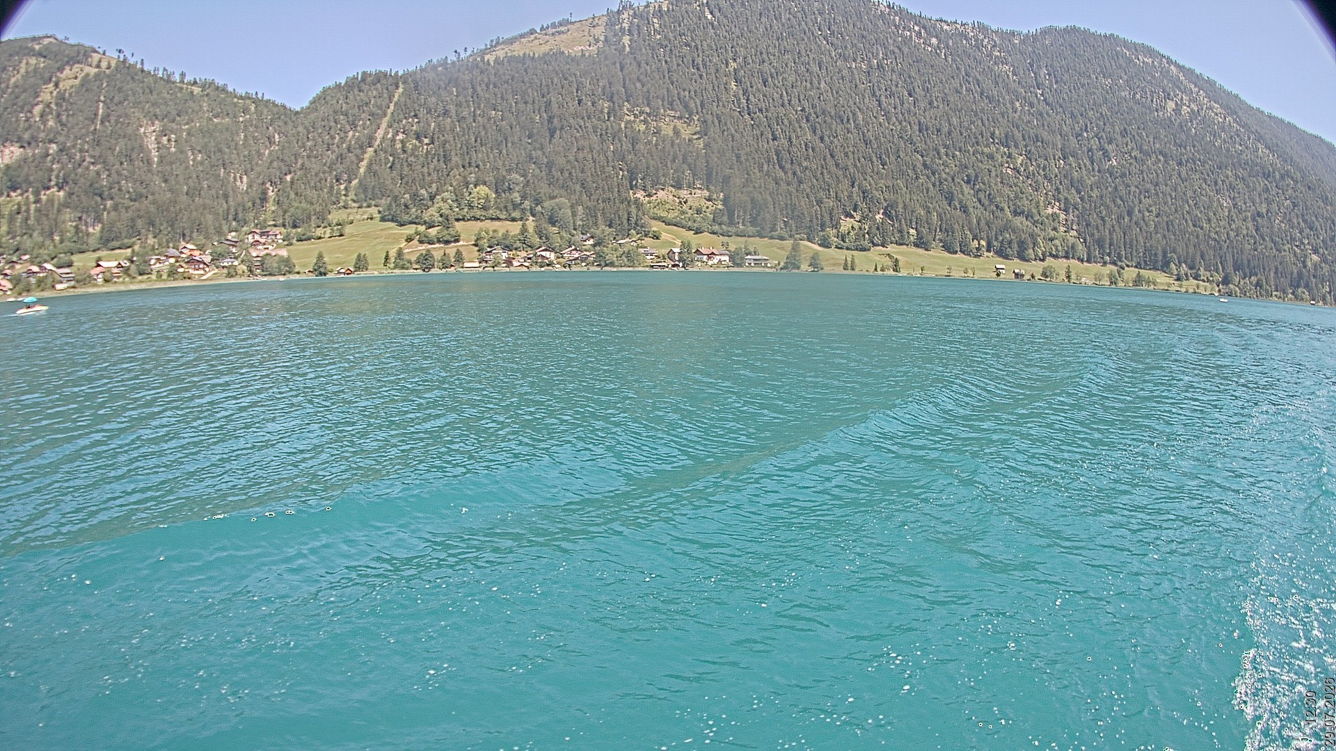 Archiv Foto Webcam Blick über den Weissensee in Kärnten