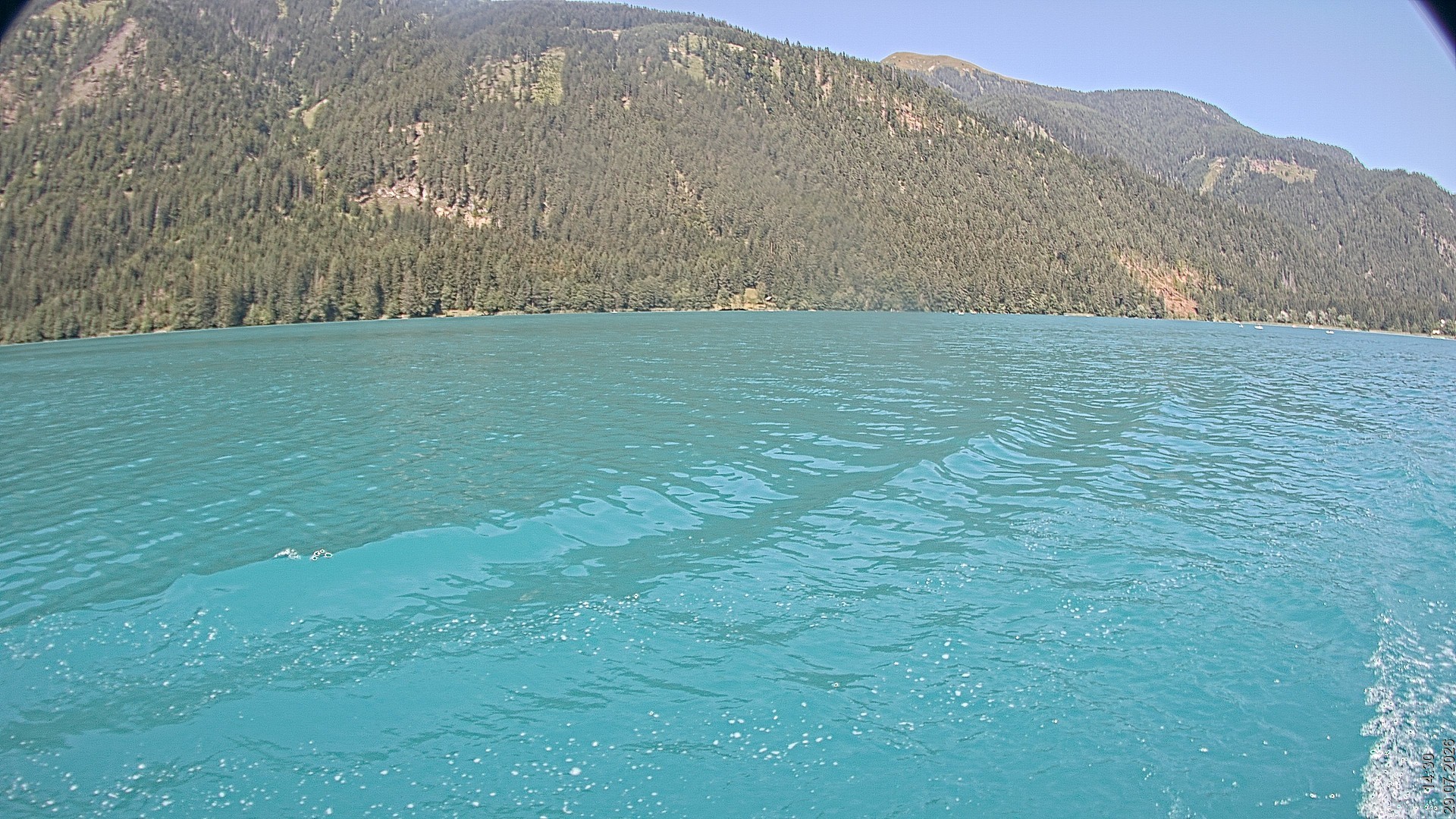 Archiv Foto Webcam Blick über den Weissensee in Kärnten