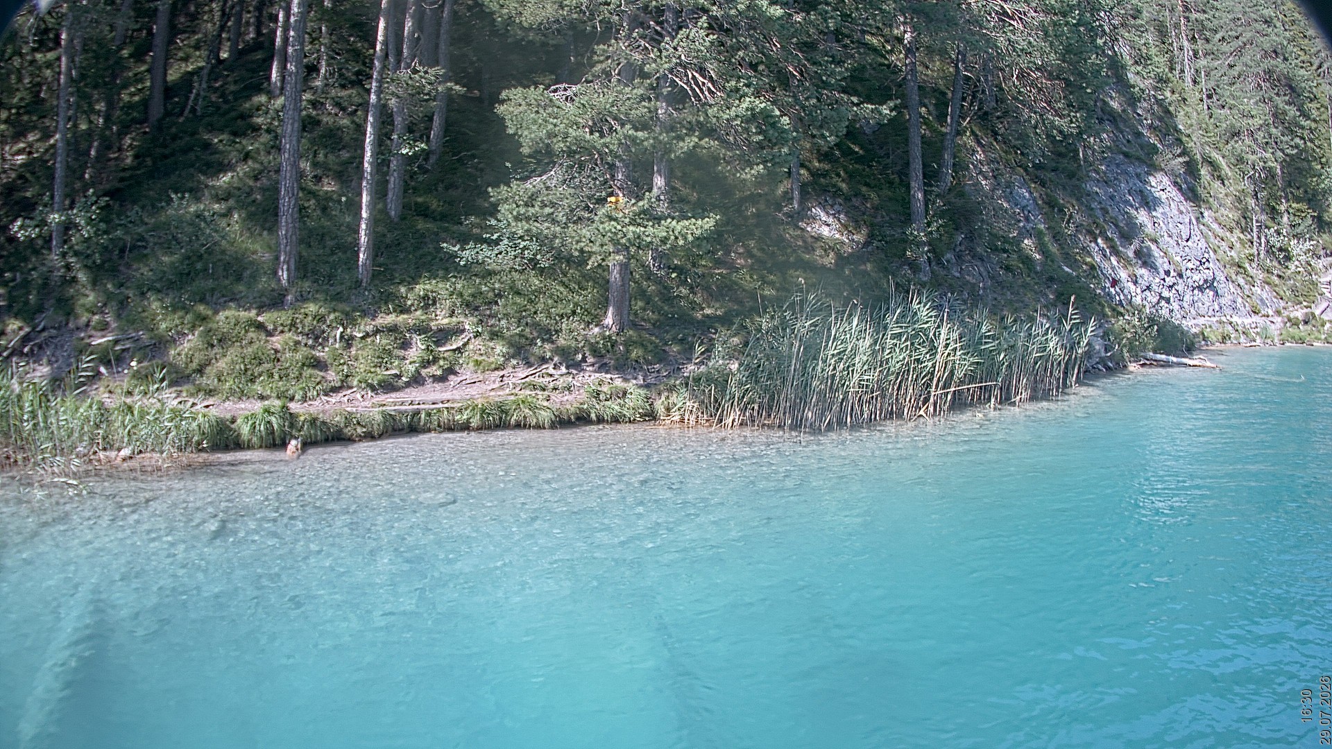 Archiv Foto Webcam Blick über den Weissensee in Kärnten