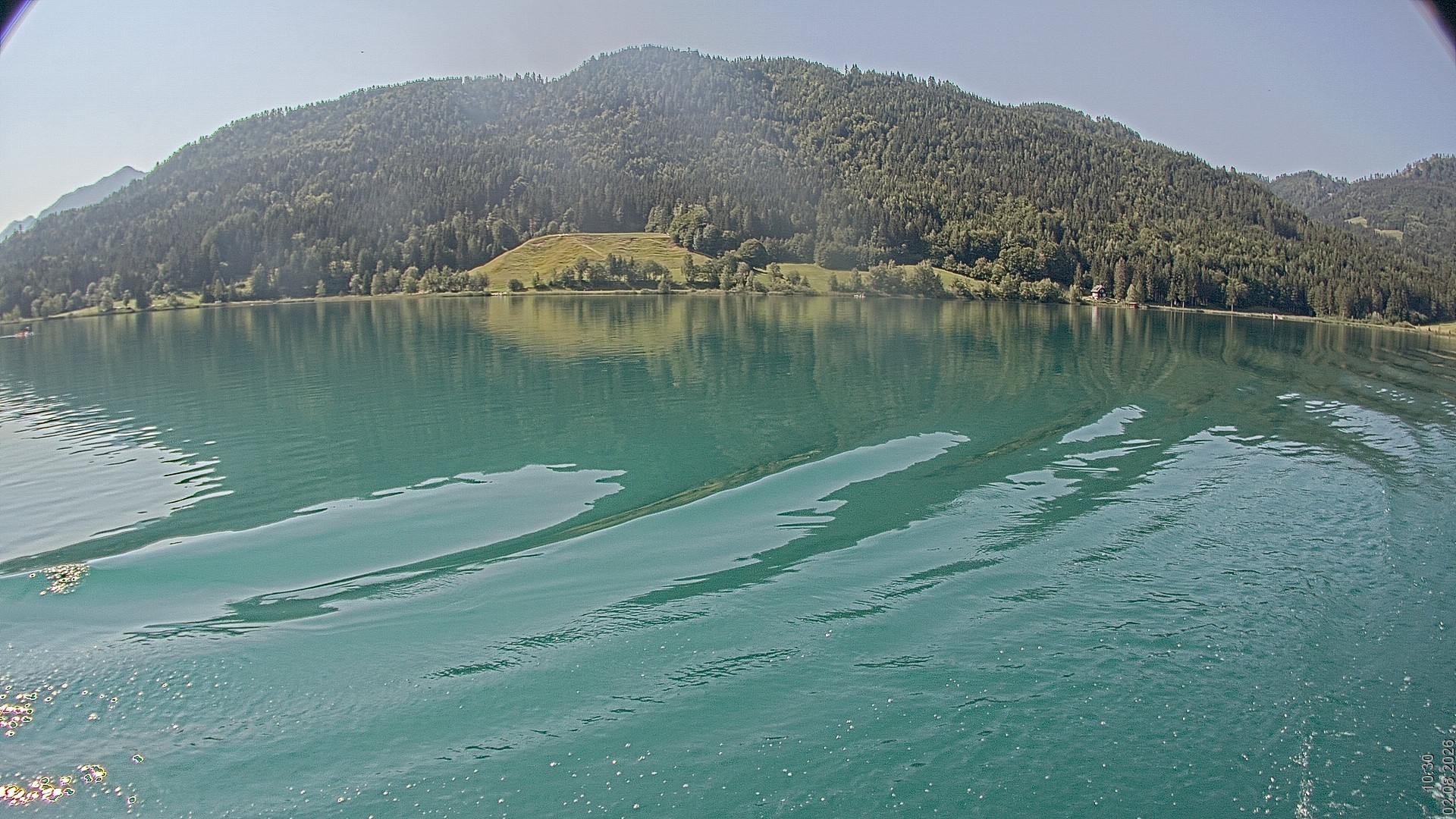 Archiv Foto Webcam Blick über den Weissensee in Kärnten