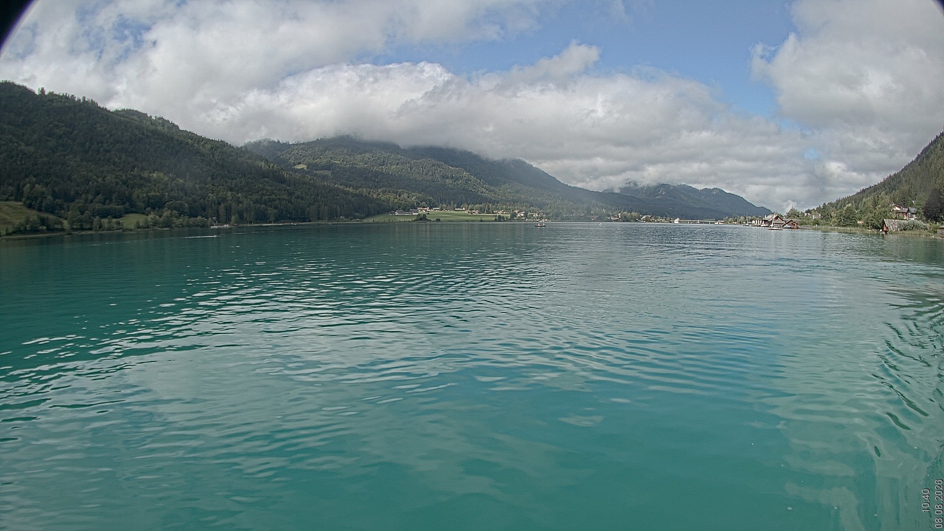 Archiv Foto Webcam Blick über den Weissensee in Kärnten