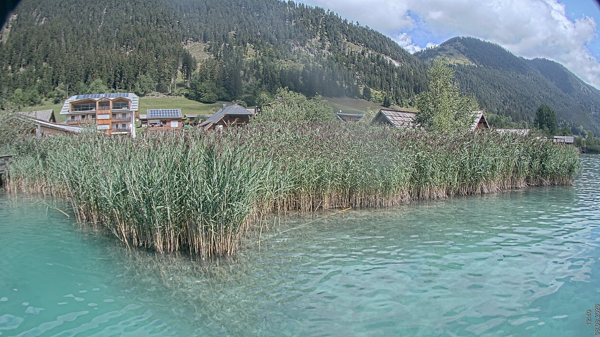 Archiv Foto Webcam Blick über den Weissensee in Kärnten
