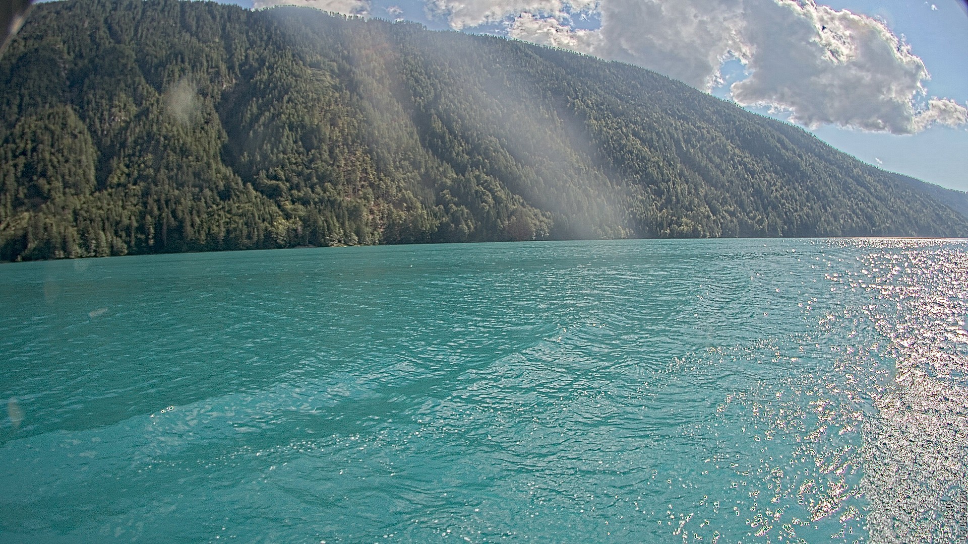 Archiv Foto Webcam Blick über den Weissensee in Kärnten