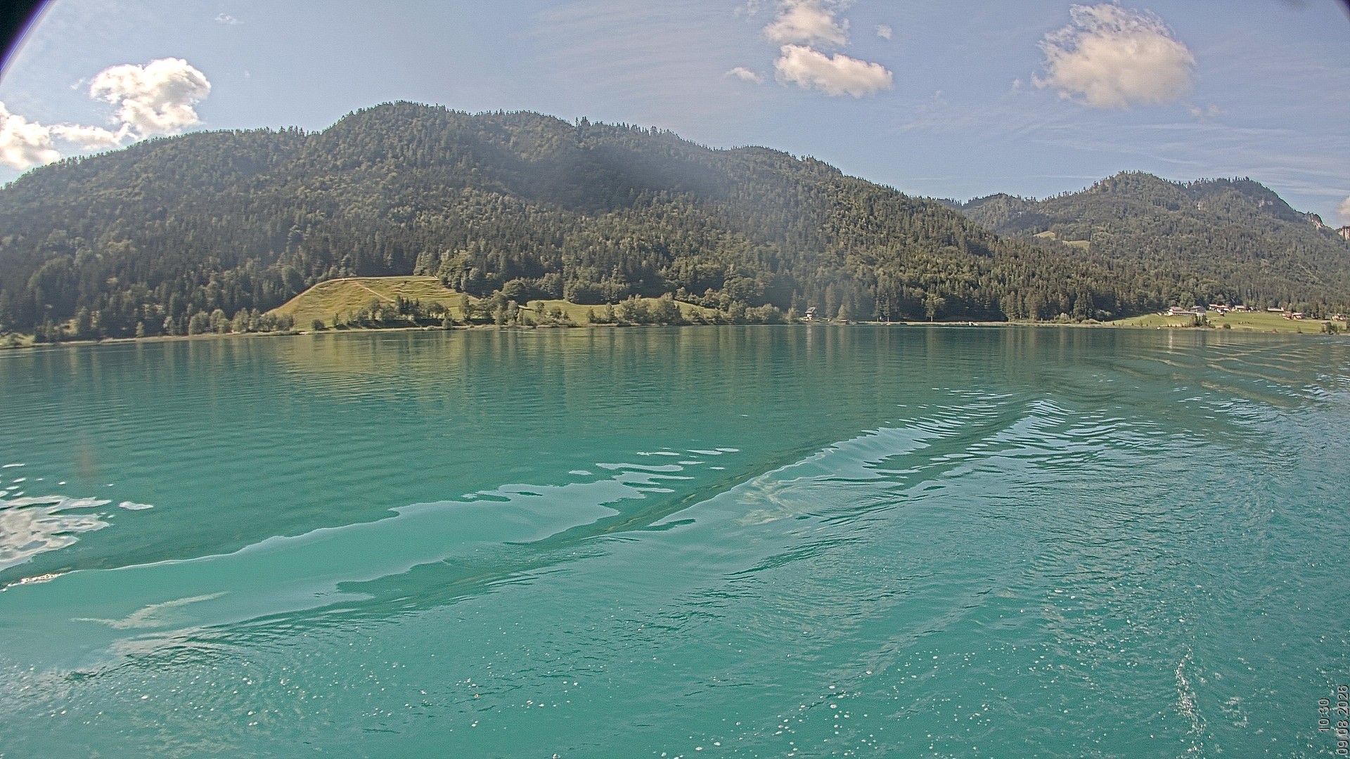 Archiv Foto Webcam Blick über den Weissensee in Kärnten