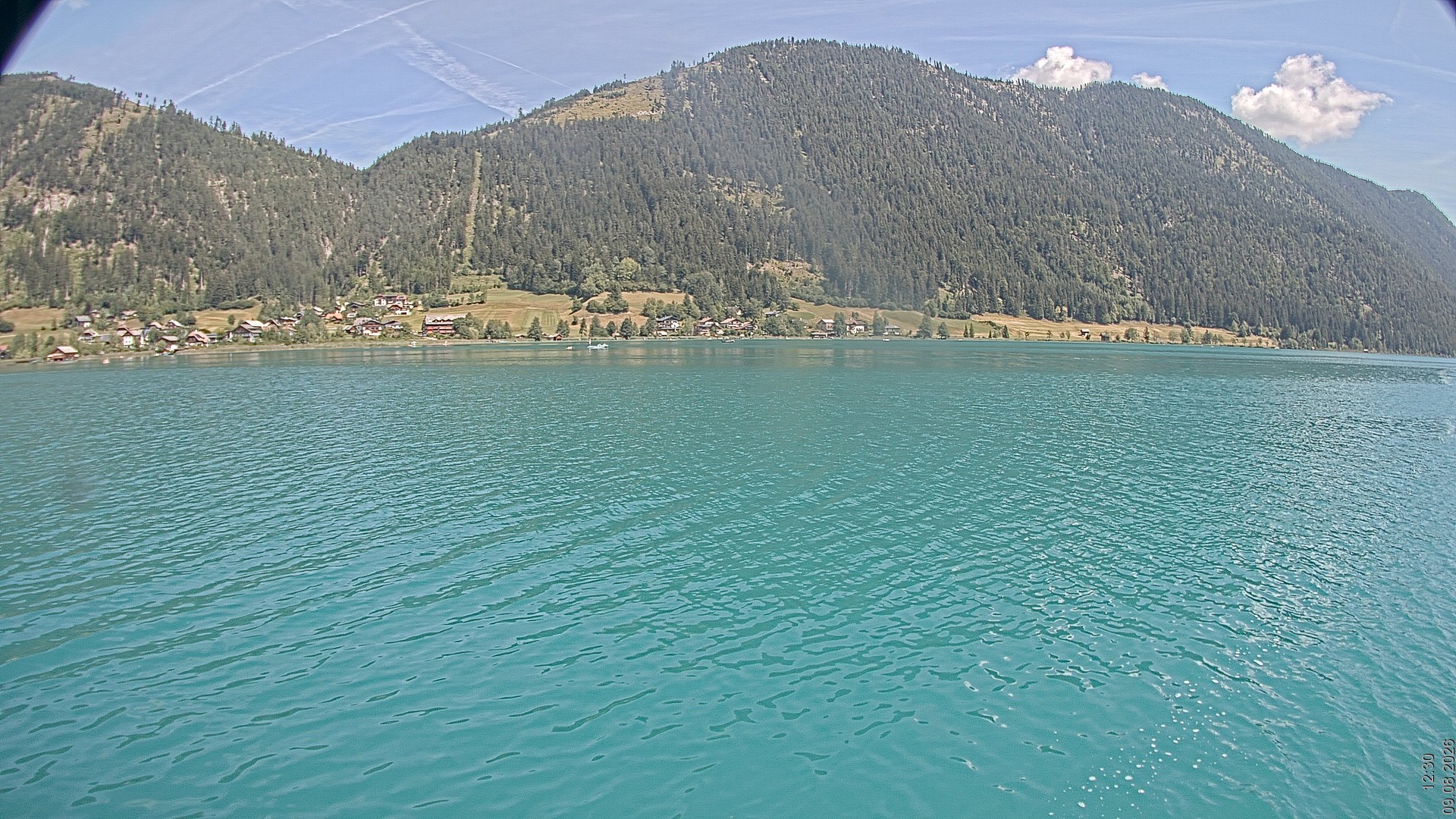 Archiv Foto Webcam Blick über den Weissensee in Kärnten