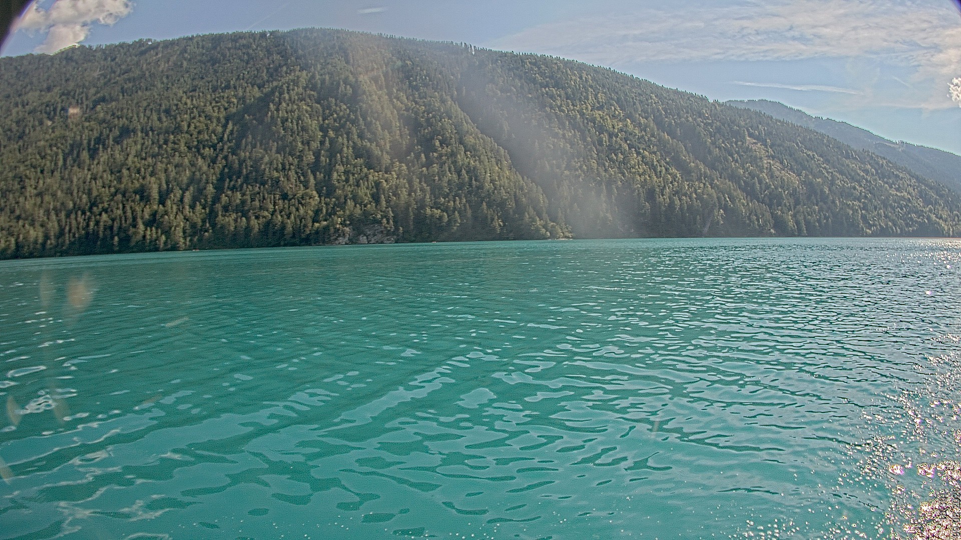 Archiv Foto Webcam Blick über den Weissensee in Kärnten