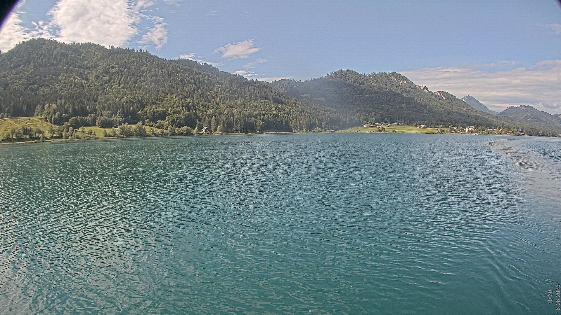 Archiv Foto Webcam Blick über den Weissensee in Kärnten