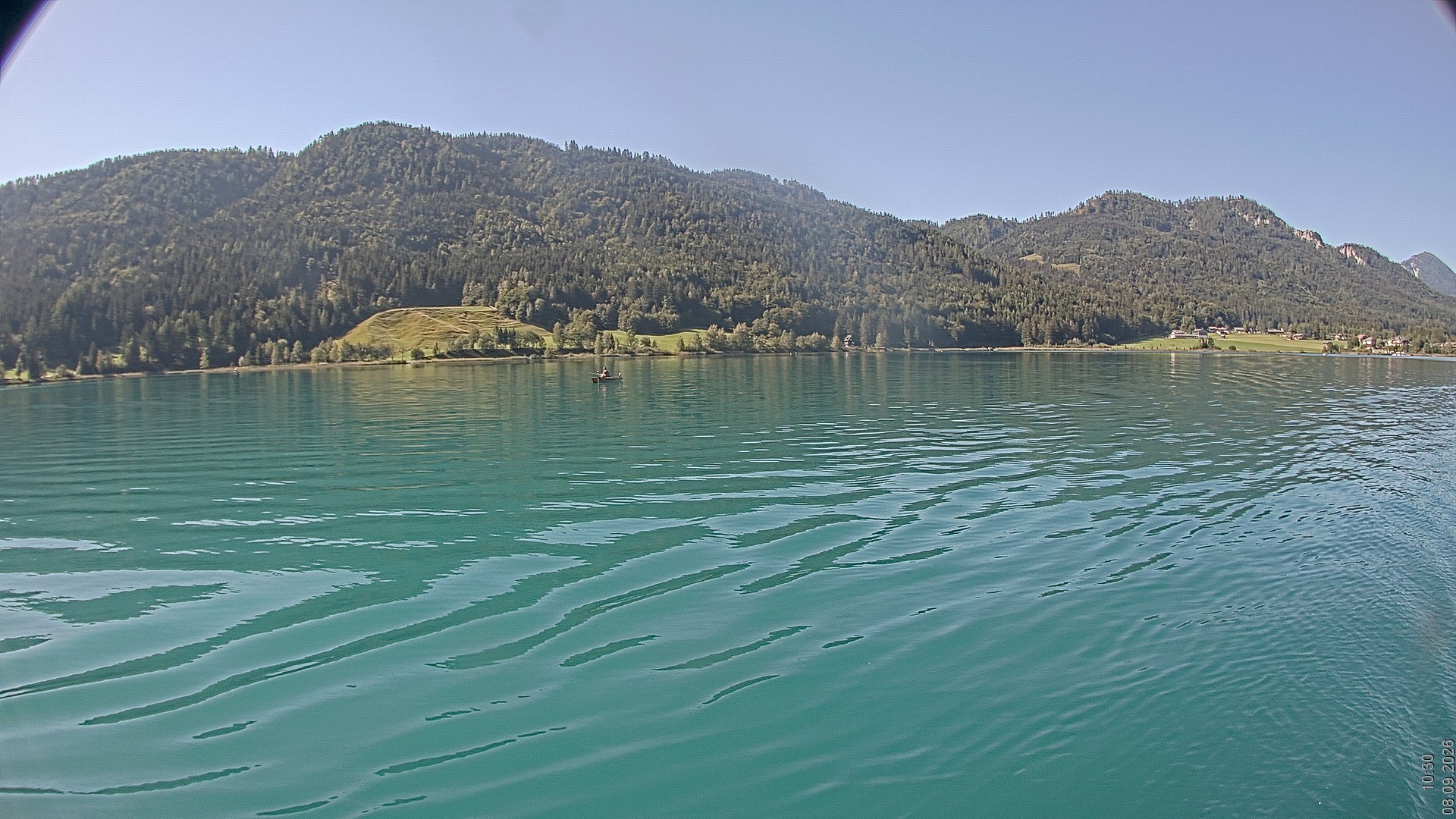 Archiv Foto Webcam Blick über den Weissensee in Kärnten