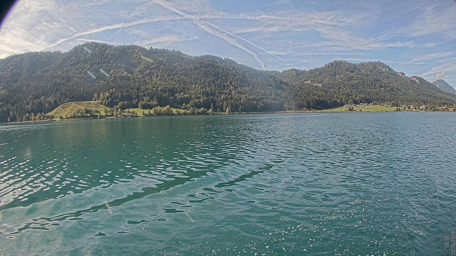 Archiv Foto Webcam Blick über den Weissensee in Kärnten
