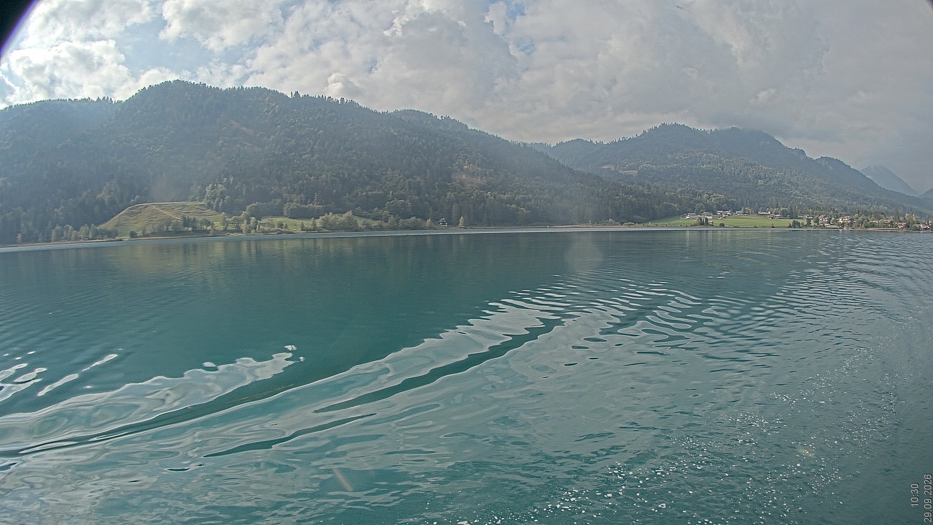 Archiv Foto Webcam Blick über den Weissensee in Kärnten