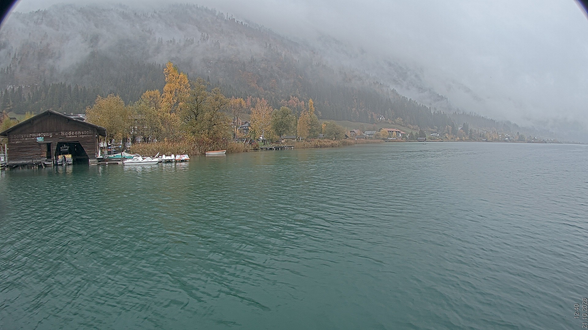 Archiv Foto Webcam Blick über den Weissensee in Kärnten