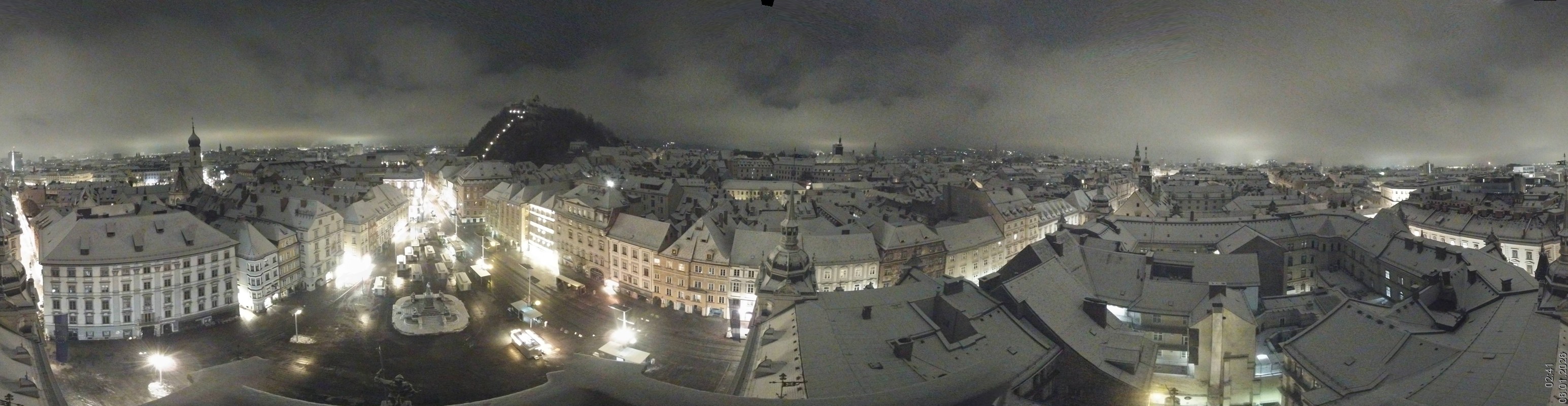 Archiv Foto Webcam Grazer Rathaus