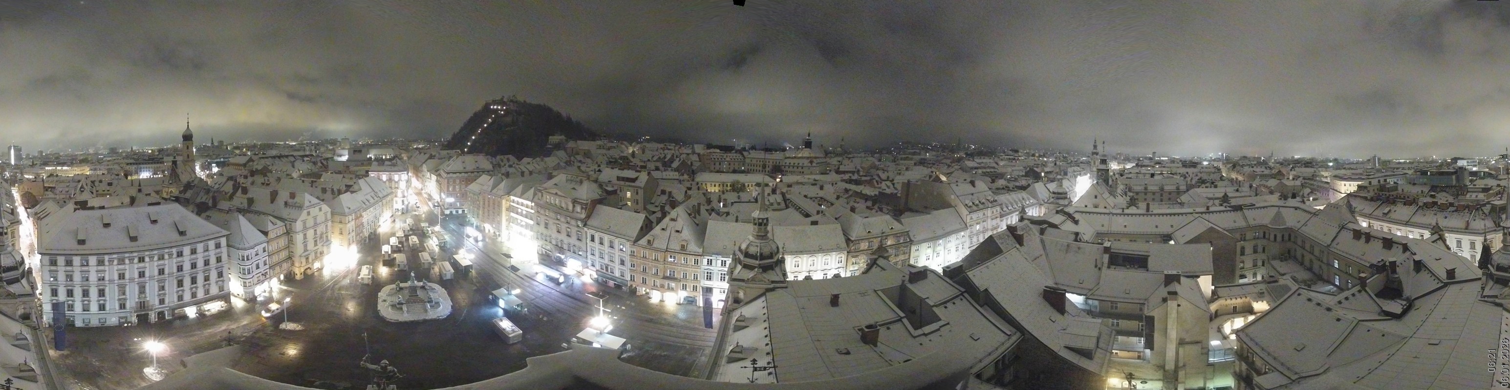Archiv Foto Webcam Grazer Rathaus