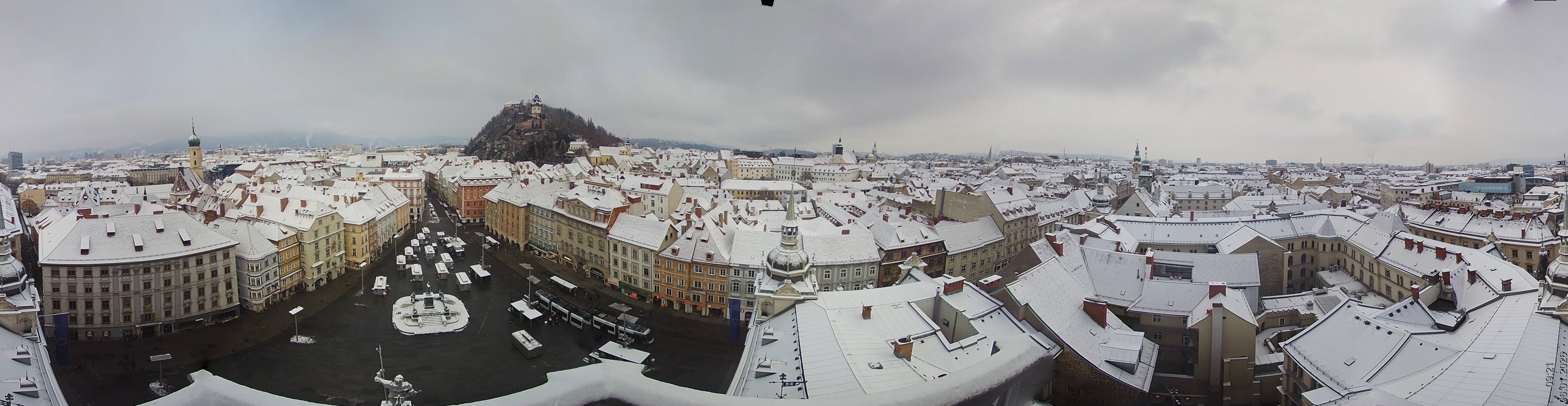 Archiv Foto Webcam Grazer Rathaus