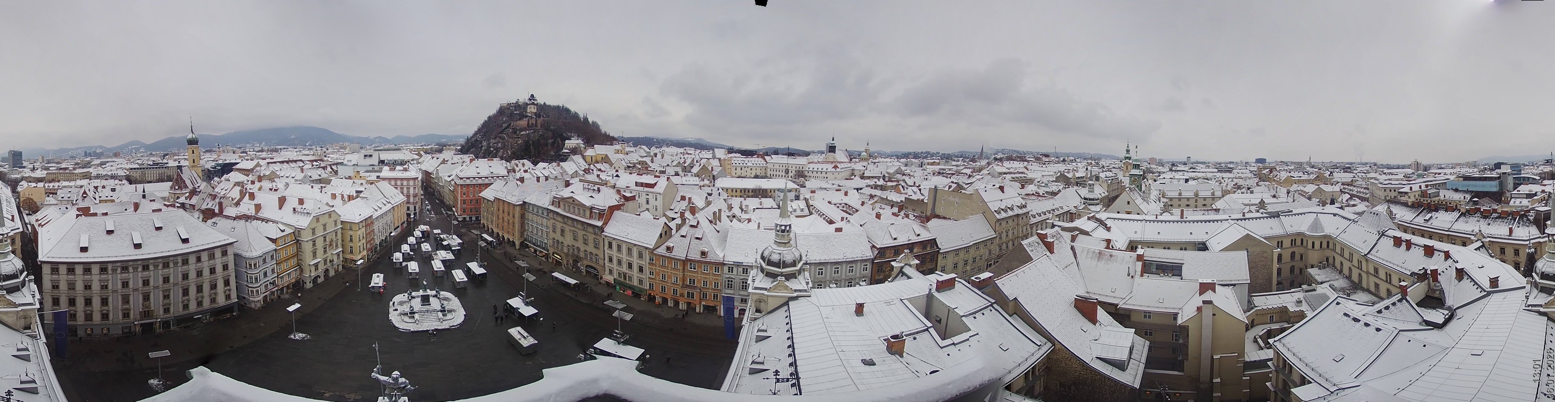 Archiv Foto Webcam Grazer Rathaus