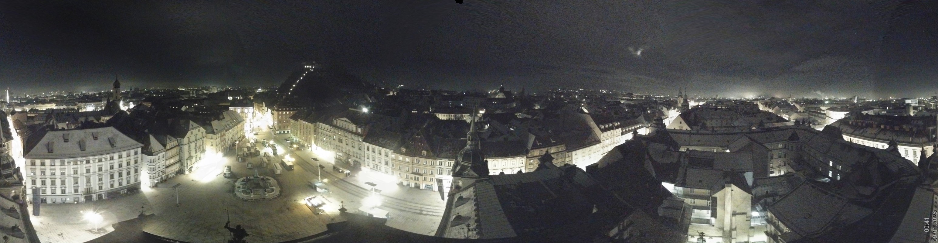 Archiv Foto Webcam Grazer Rathaus