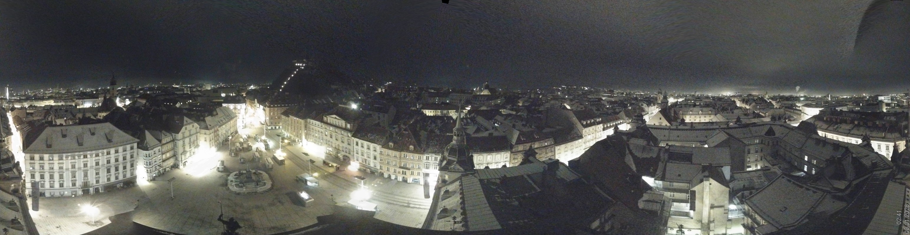 Archiv Foto Webcam Grazer Rathaus