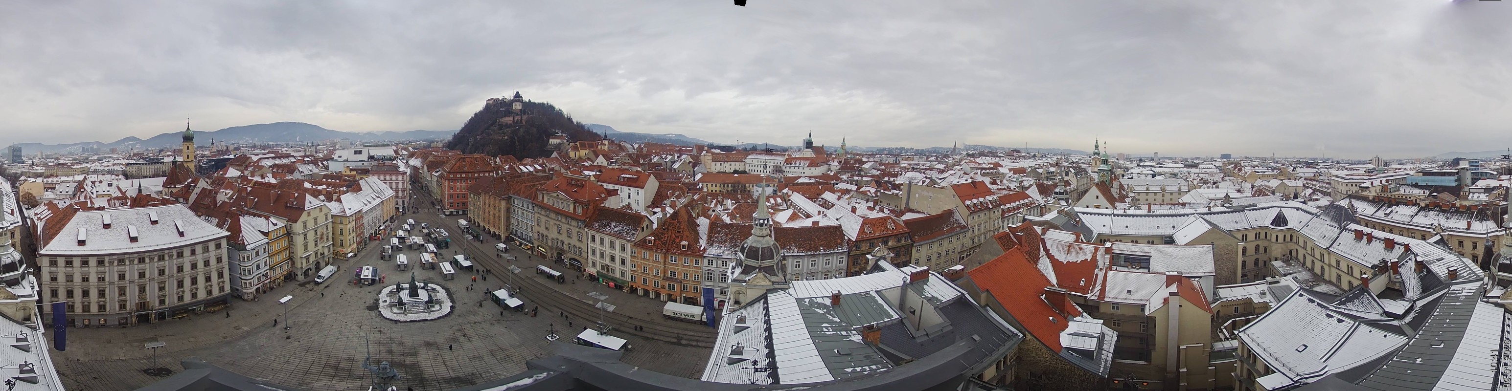 Archiv Foto Webcam Grazer Rathaus