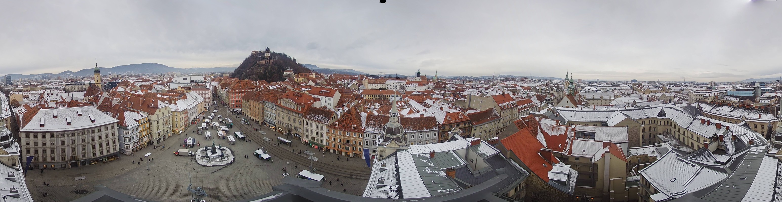 Archiv Foto Webcam Grazer Rathaus