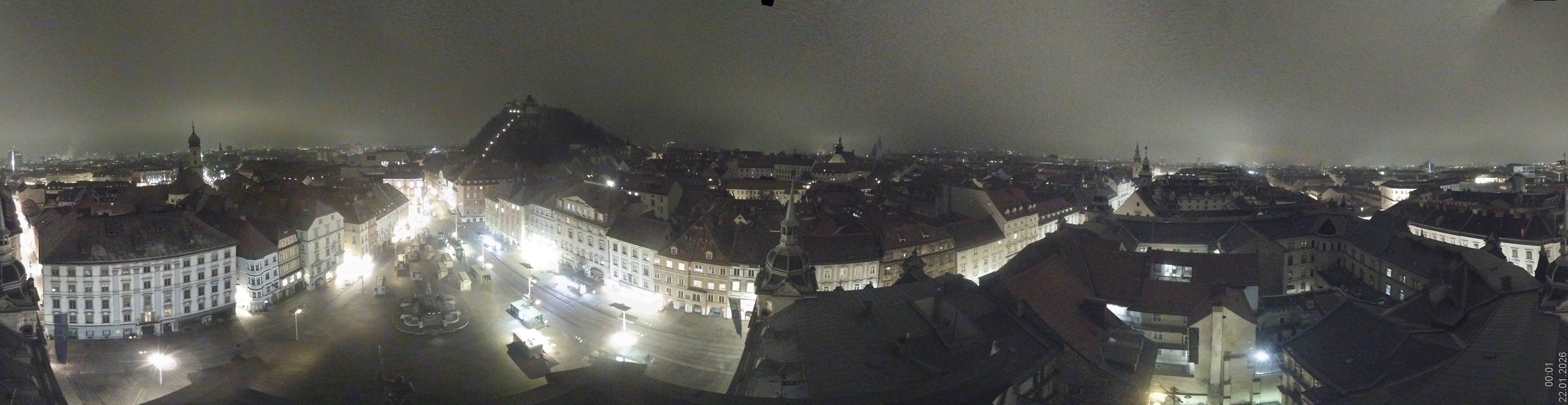 Archiv Foto Webcam Grazer Rathaus