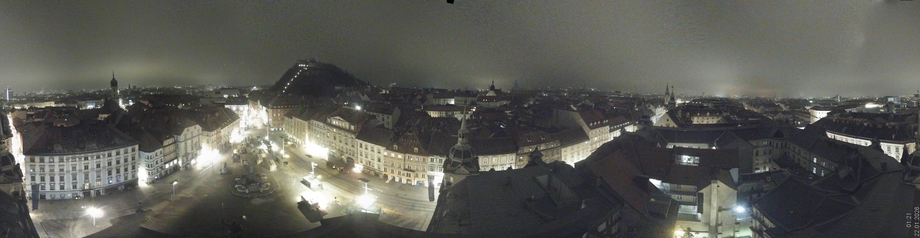 Archiv Foto Webcam Grazer Rathaus