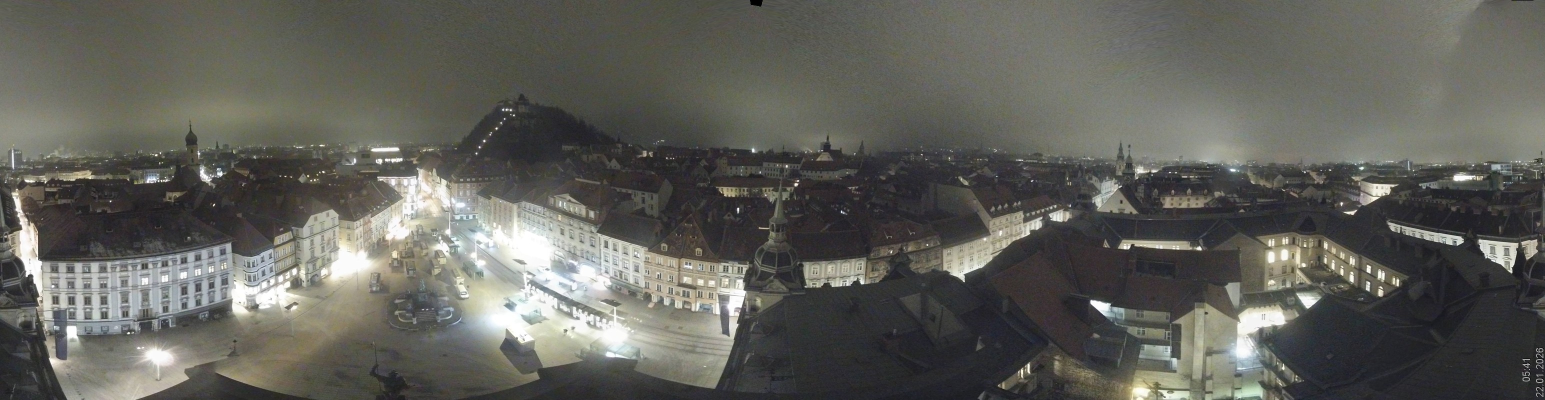 Archiv Foto Webcam Grazer Rathaus