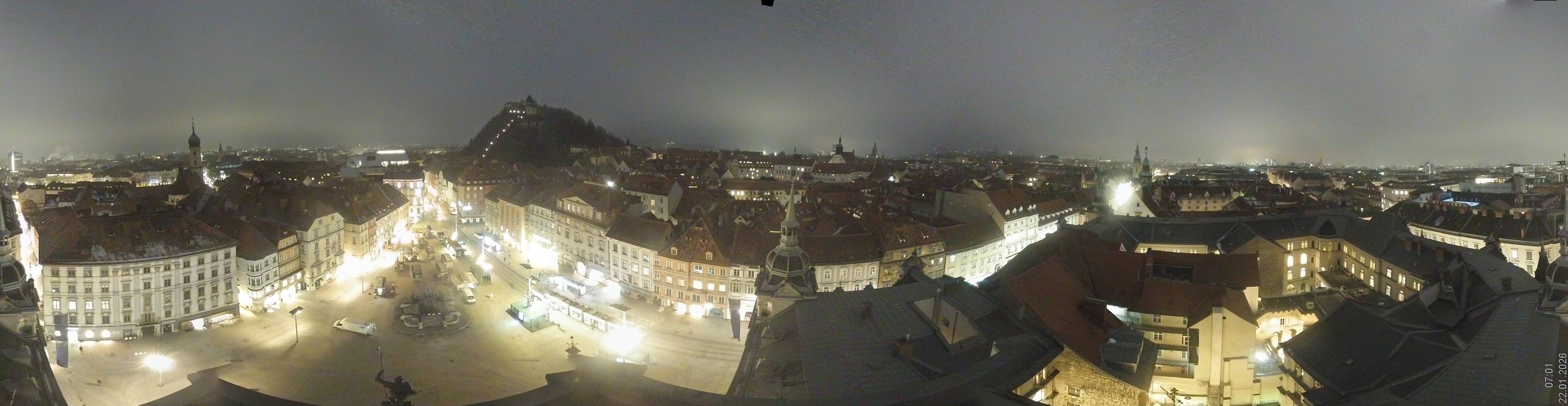 Archiv Foto Webcam Grazer Rathaus