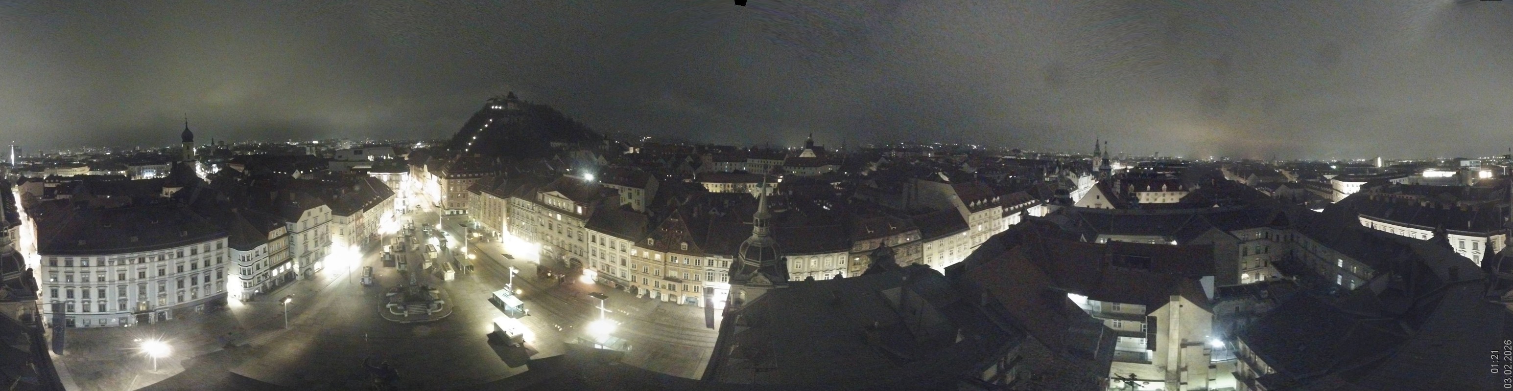 Archiv Foto Webcam Grazer Rathaus