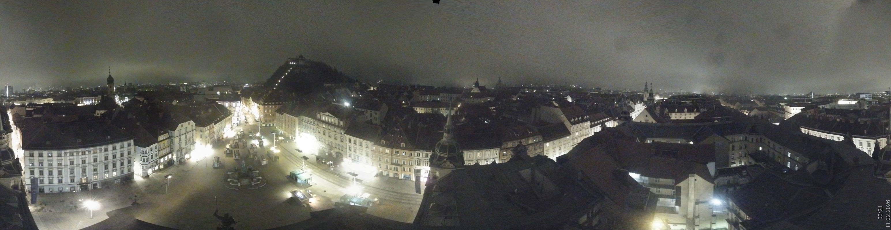 Archiv Foto Webcam Grazer Rathaus