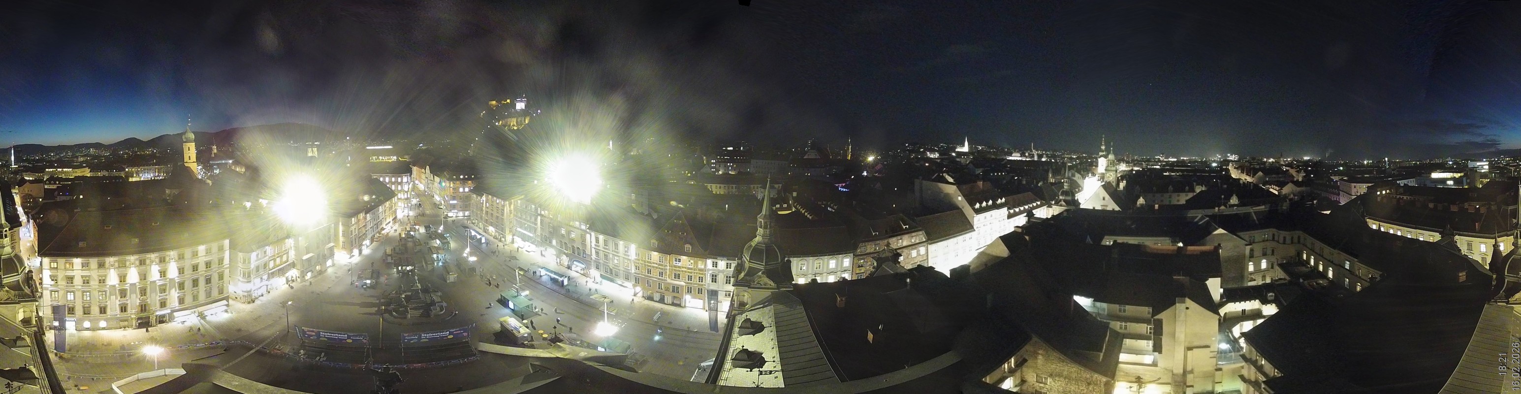 Archiv Foto Webcam Grazer Rathaus