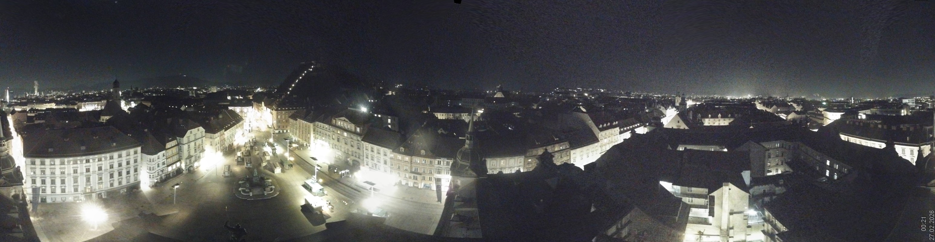 Archiv Foto Webcam Grazer Rathaus