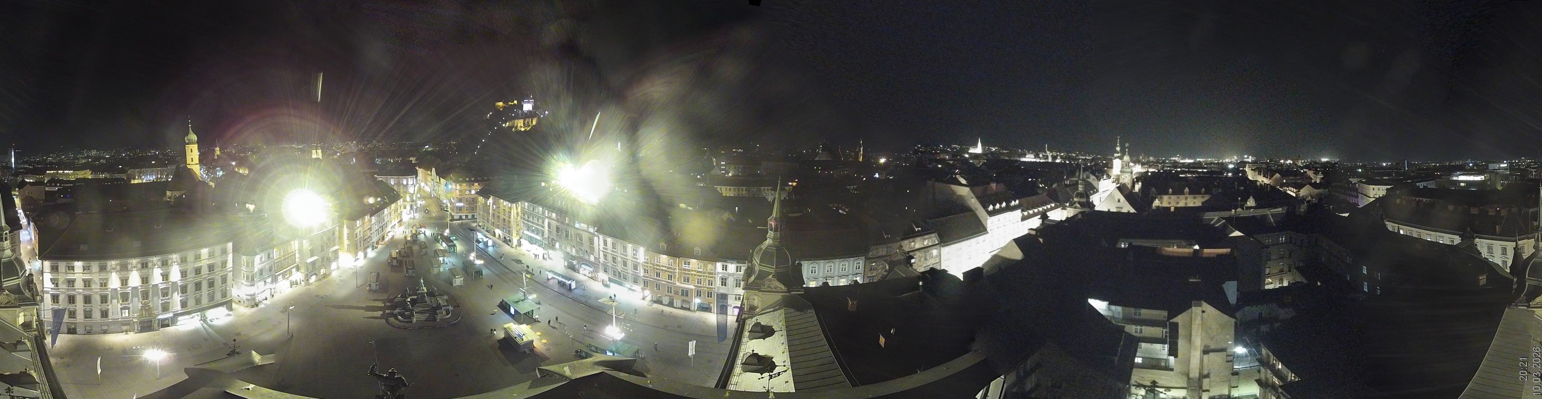 Archiv Foto Webcam Grazer Rathaus