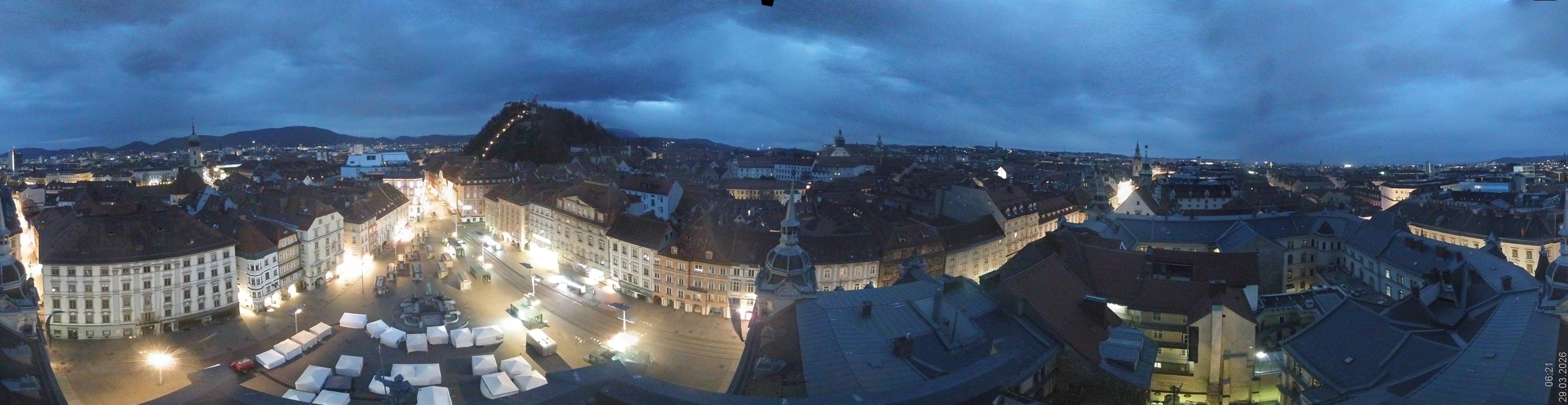 Archiv Foto Webcam Grazer Rathaus